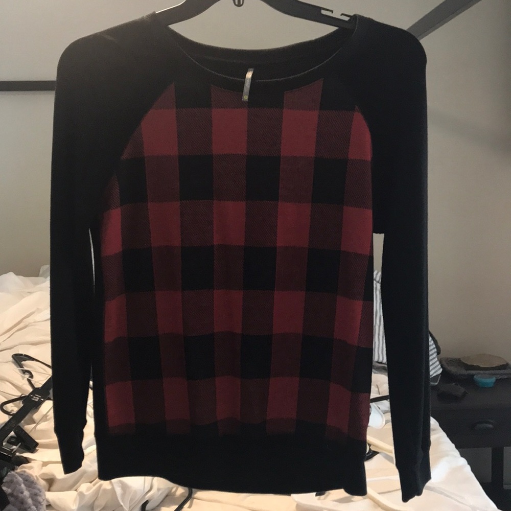 Plaid sweater